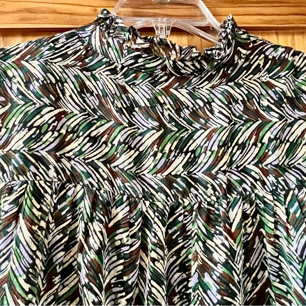 Stylish Patterned Blouse by Ophelia Roe Size L - Picture 8 of 12